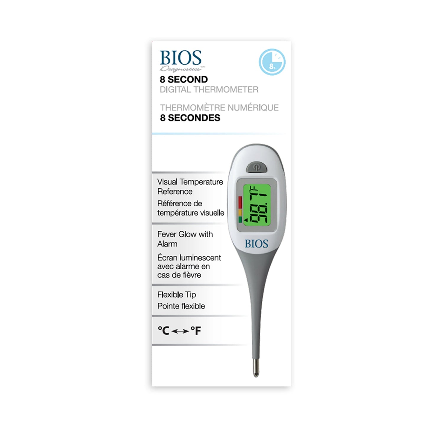 8 Second Digital Thermometer