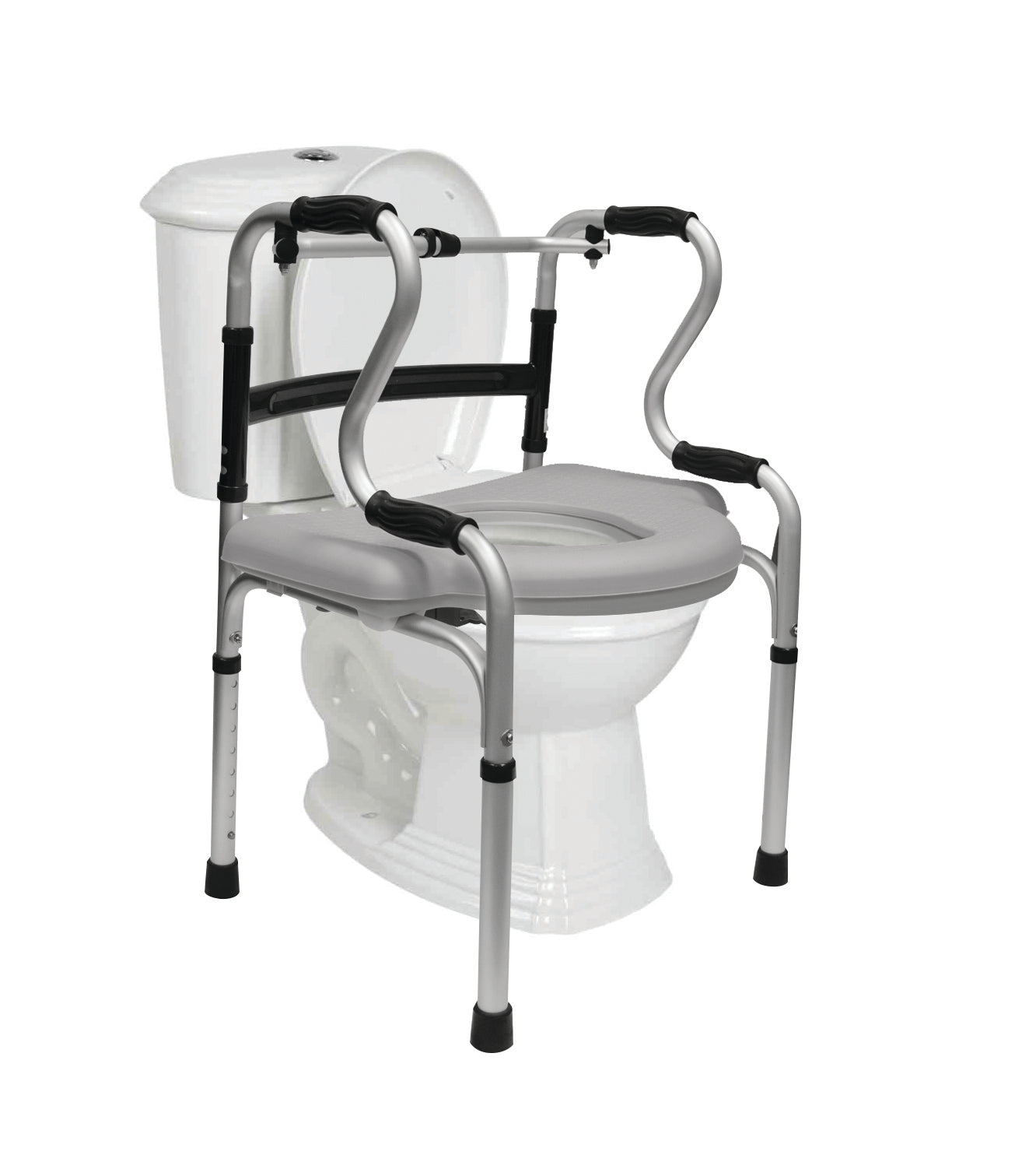 56120 BIOS Living 5-in-1 Mobility & Bathroom Aid Toilet Seat Raiser