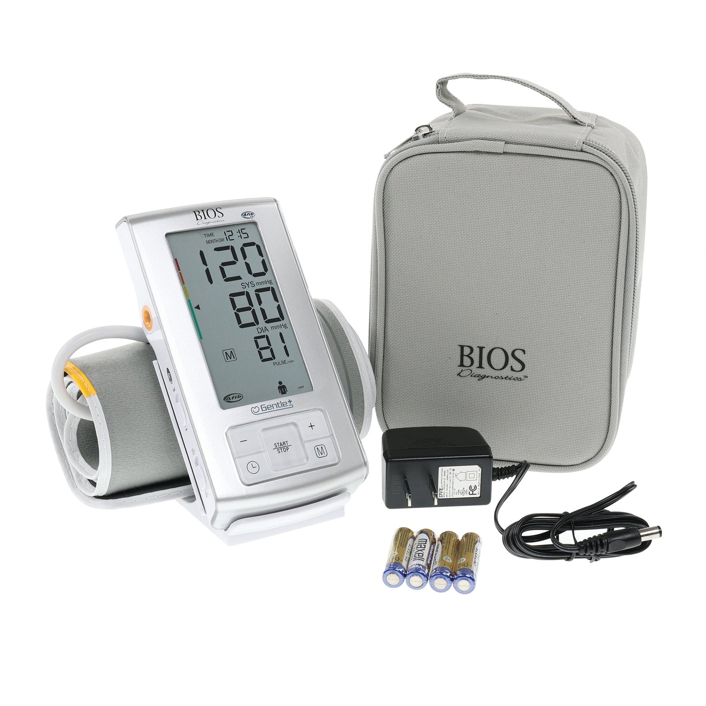 BIOS Diagnostics Elite Blood Pressure Monitor Device w/ Atrial Fibrillation Screening - A6PC