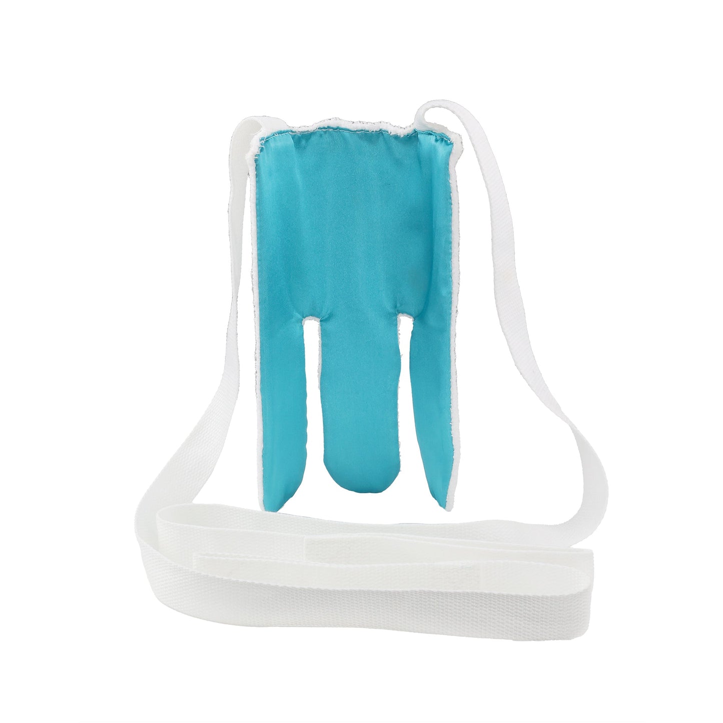 inside view of the terry cloth sock aid