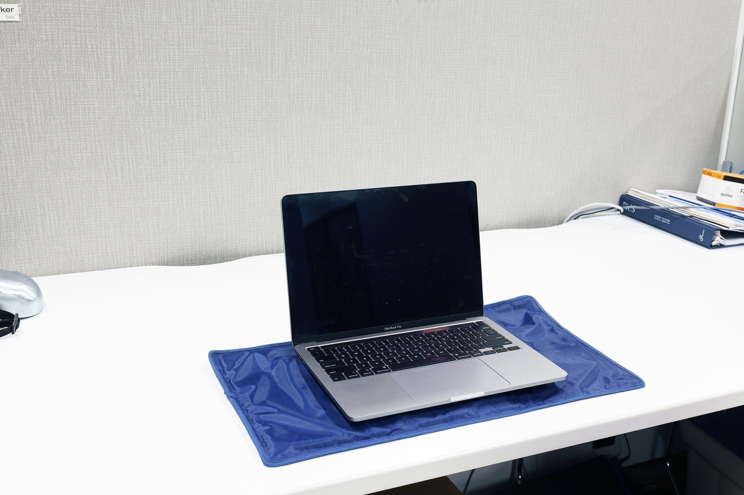 cooling gel pad under a laptop