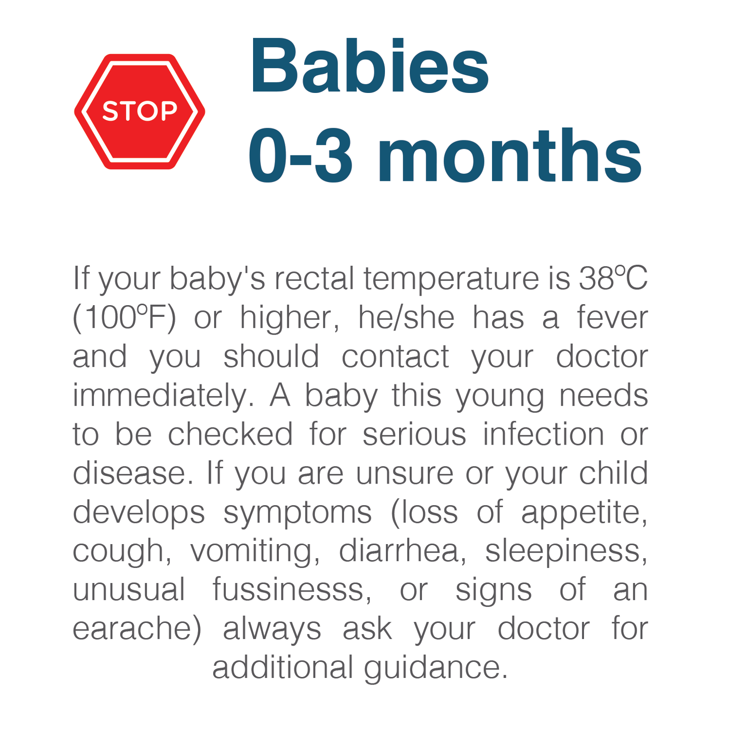 Warning when to use a Fever Thermometer on babies