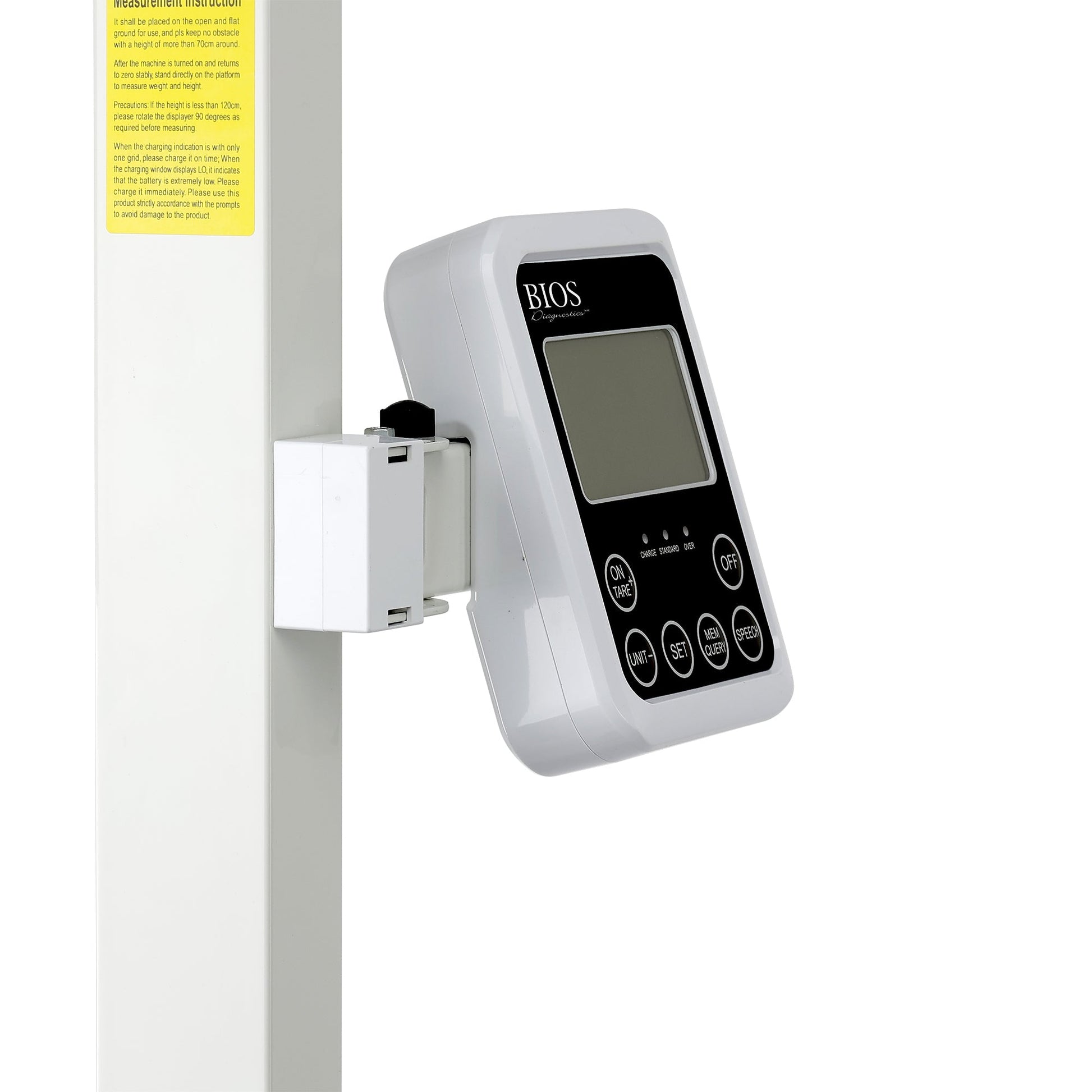 Professional Office Scale Controls Side View